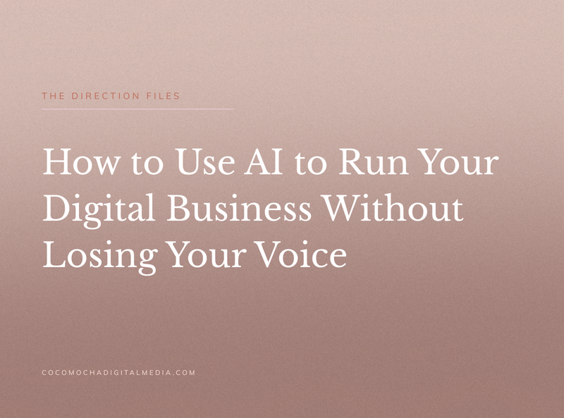 How to Use AI to Run Your Digital Business Without Losing Your Voice