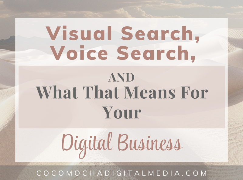 Visual Search, Voice Search, and What That Means for Your Digital Business