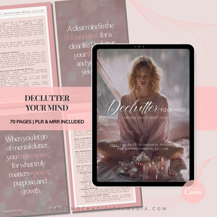 DECLUTTER YOUR MIND | A Mental Reset Guide for Clarity, Focus, and Inner Calm