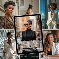 BOARDROOM TO BOULEVARD | 22 Luxe Prompts for Creating Powerful, Editorial AI Imagery