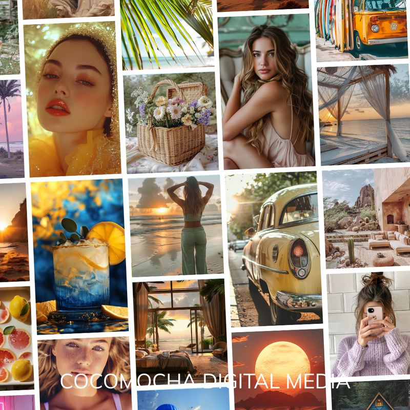 THE ULTIMATE AESTHETIC VAULT | 1300+ Editable Stock Images in 12 Curated Collections