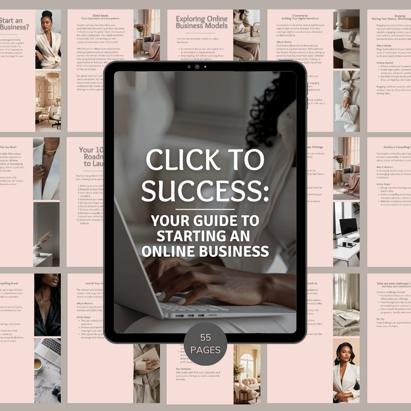 CLICK TO SUCCESS - Your FREE Guide to Starting an Online Business
