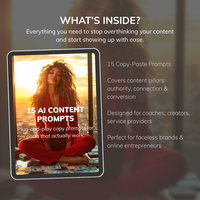 15 AI PROMPTS FOR HIGH CONVERTING CONTENT