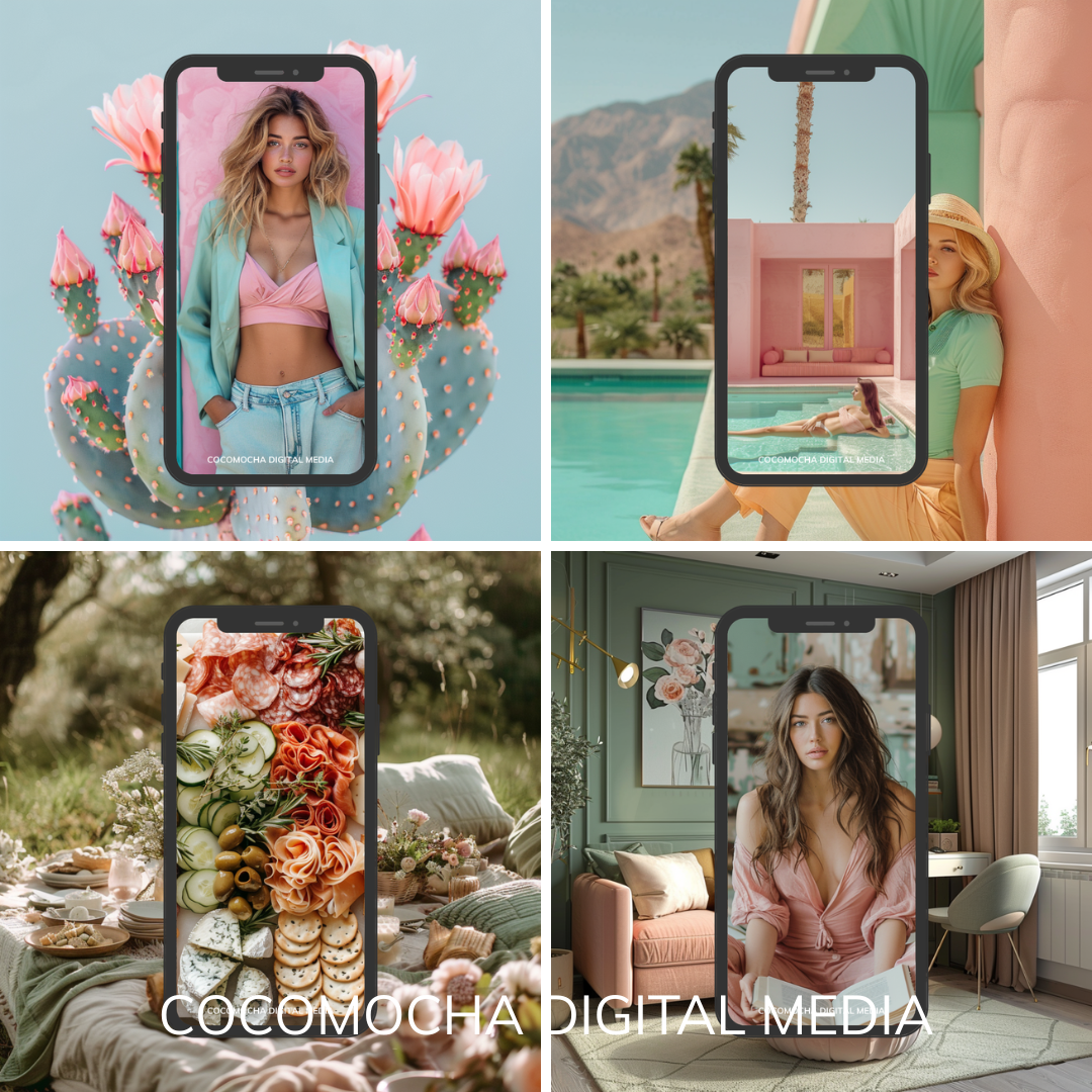 THE ULTIMATE AESTHETIC VAULT | 1300+ Editable Stock Images in 12 Curated Collections