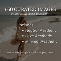 650 CURATED IMAGES TO COMPLETE YOUR NEW BRAND