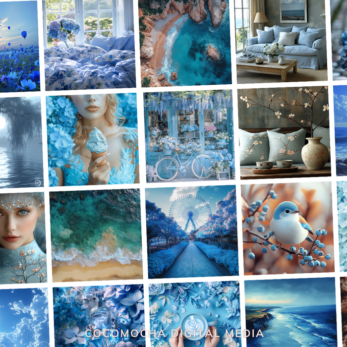 AZURE DREAMS | A Blue Aesthetic Collection