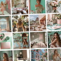 BLUSH AND BREEZE | The Mint and Pink Collection