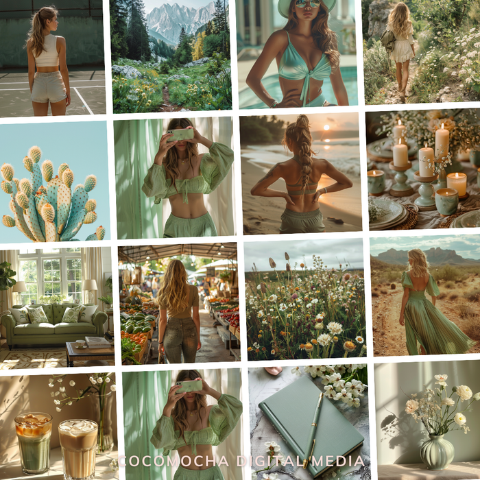 EMERALD SERENITY | The Green Aesthetic Collection