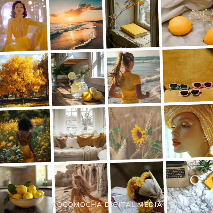 SUNNY SERENITY | The Yellow Aesthetic Collection