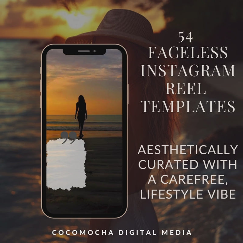 54 AESTHETIC FACELESS INSTAGRAM REELS - CURATED FOR ELEVATED BRANDS